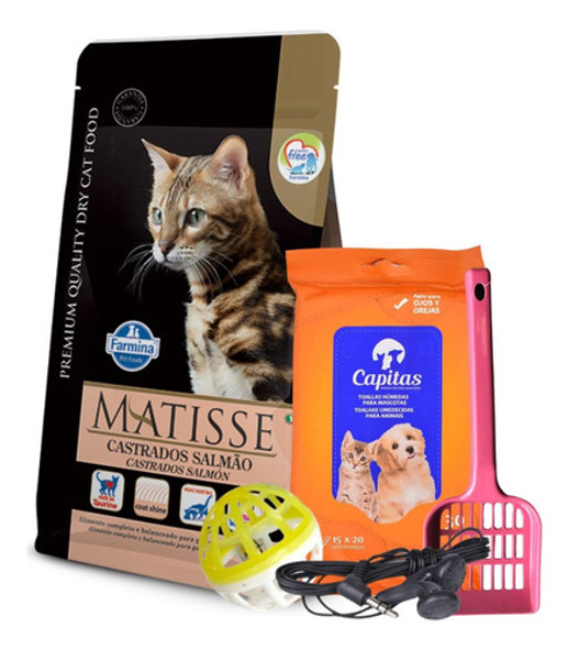 Alimento Matisse Salmón Gato Castrado 7.5 Kg + Regalo! 0