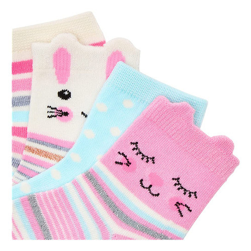 Cherokee Chicas Cherokee 10 Pack Crew Calcetín Casual, Surti 1