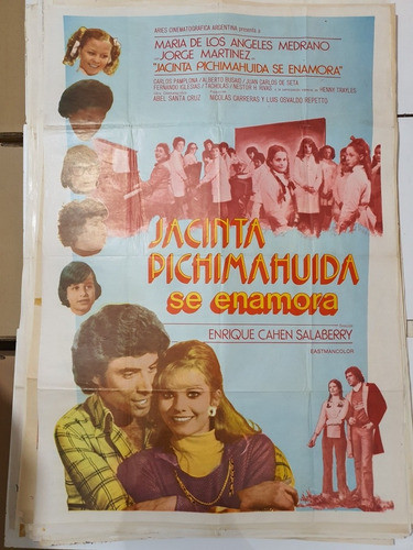 Afiche De Cine Original-jacinta Pichimahuida Se Enamora-1655 0