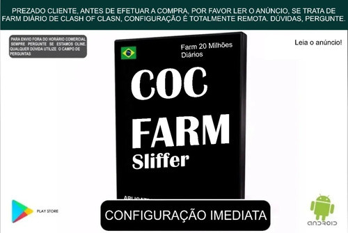 Farme Até 30 Milhões Diários, Ouro, Elixir Coc 0