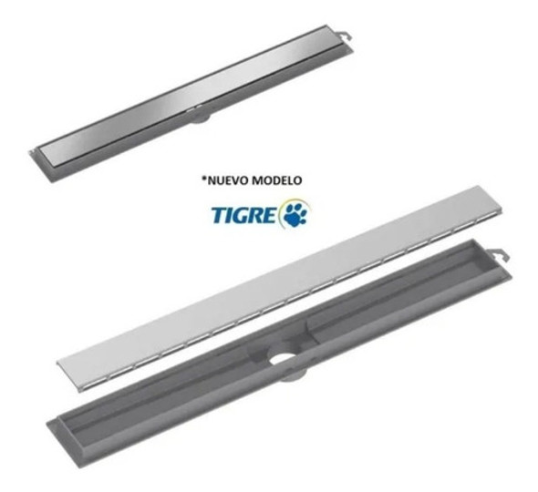Rejilla De Piso Lineal Tigre 50cm Acero Inoxidable 1 Rejilla De Piso Lineal Tigre 50cm Acero Inoxidable 1