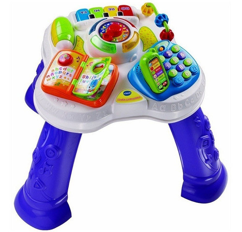 Plataforma Mesa Didactica Alta Para Bebe Niño Nueva 6en1 0