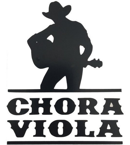 Adesivo Chora Viola Vioão Caipira Sertanejo Moda Modão Mato Pinga Cerveja Festa Violeiro Cachaça Musica Ótima Qualidade! 1