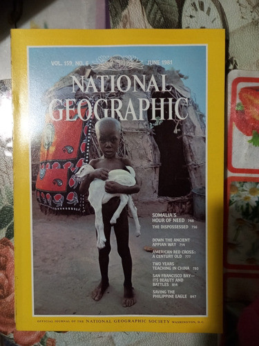 Revista National Geographic Junio De 1981 Somalía 0