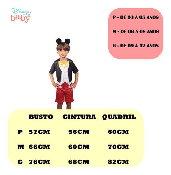 Fantasia Infantil Mickey Verão Original Novabrink 1 Fantasia Infantil Mickey Verão Original Novabrink 1