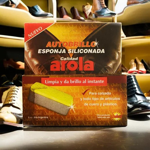 Esponja Siliconada Autobrillo Arola Para Calzado 1
