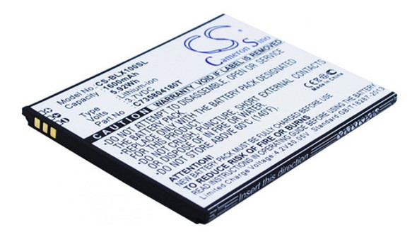 Bat Para Celular Blu L100 Blx100sl 1600mah 3.7v Cs-blx100sl 0 Bat Para Celular Blu L100 Blx100sl 1600mah 3.7v Cs-blx100sl 0