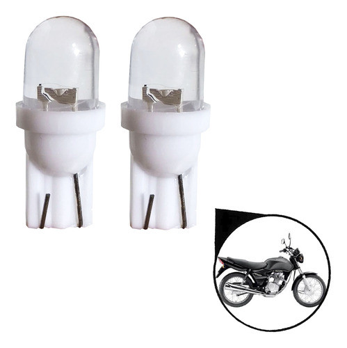Lampada Led T10 Branco Frio Painel Analogico Motos Kasinski 0