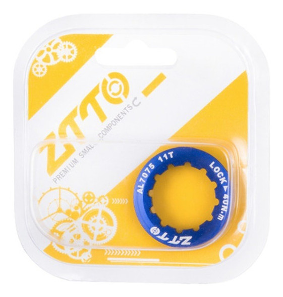 Tapa Lockring Piñon Cassete 8/9/10/11/12 V. -  Ztto - Azul 1