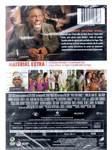 Piensa Como Hombre 2 - Dvd Nuevo Original Cerrado - Mcbmi 1