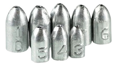 Chumbo Bullet Mury - Embalagem Com 5 Un Chumbo Bullet 6g 1