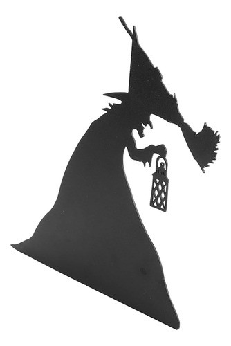 Halloween Door Sitter Witch Topper Groom On Hat Lantern In 0