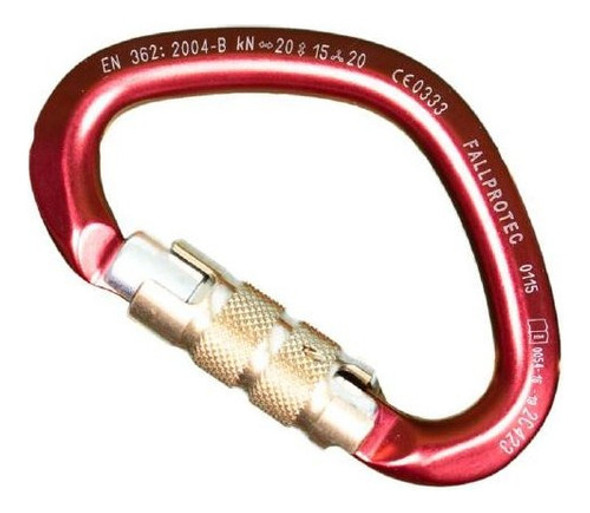 Mosqueton Semicircular Aluminio Escalada Alpinismo 0