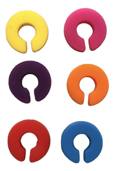 Kit Com 6 Marcadores Para Copos E Taças De Silicone 0