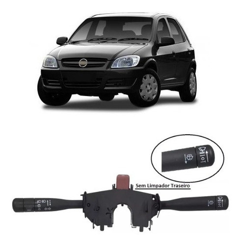 Chave Seta Celta Prisma Sem Limpador Traseiro 2007 2008 2009 0