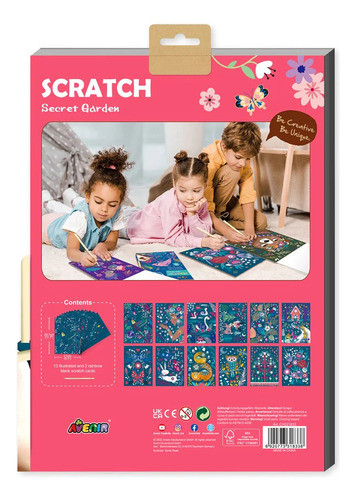 Láminas Para Raspar Scratch Jardin Secreto Avenir 1