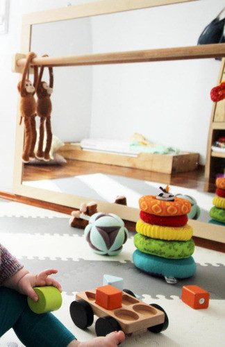Espejo Acrilico Montessori Irrompible Bebés Niños 1