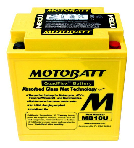 Bateria Motobatt Quadflex Yamaha Xv Virago 250 Cc 1