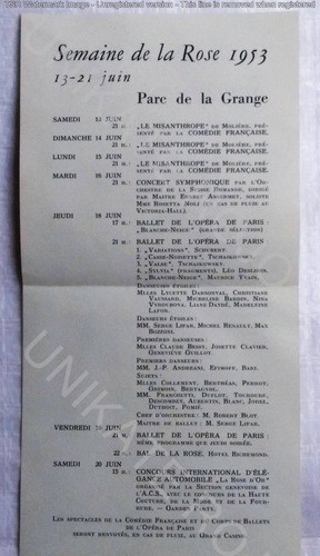 Antigua Entrada Grand Passage Ginebra Suiza Sin Usar - 1953 0