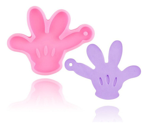 Molde Silicona Llavero Guante Mickey Mouse 0