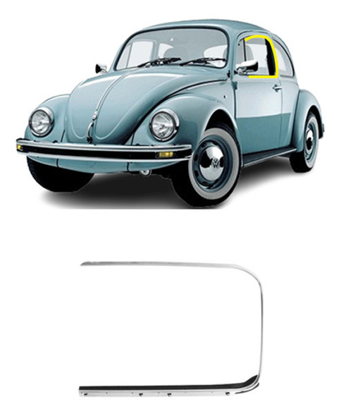 Friso Com Pestana Externa Fusca 1959 A 1996 Lado Esquerdo 0