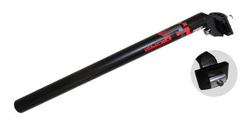 Canote Selim Giosbr 27,2mm X 400mm Gi-6201 Preto Vermelho Cz 0