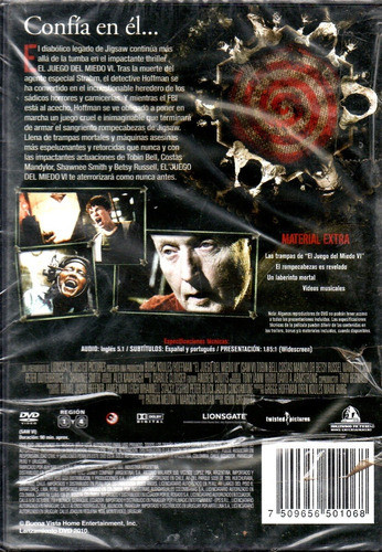 El Juego Del Miedo 6 - Dvd Nuevo Original Cerrado - Mcbmi 1