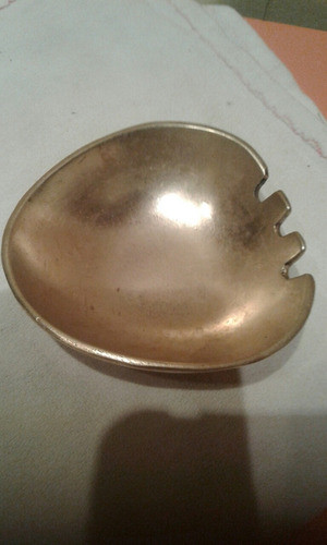 Antiguo Cenicero De Bronce 8cm 0