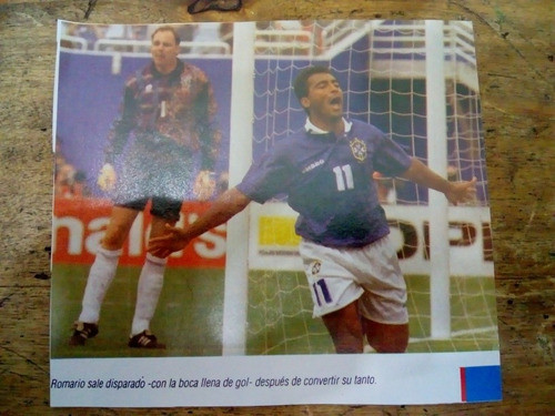 Recorte Selección De Fútbol Brasil De Chapulin Romario 0