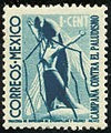 Sello Correo Mexico Campaña Contra El Paludismo 1939 0