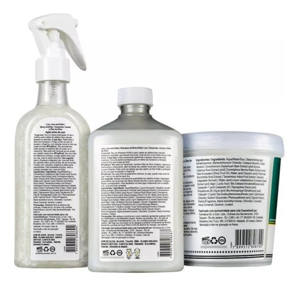 Lola Liso Leve  Solto Shampoo,mascara Y Spray Antifrizz Prmo 1 Lola Liso Leve  Solto Shampoo,mascara Y Spray Antifrizz Prmo 1