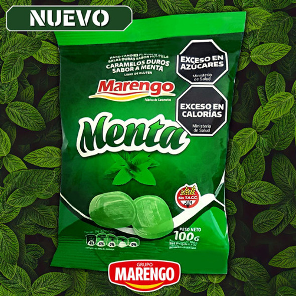 Golosina Caramelos Duros Sabor Menta Marengo X 100 G 1