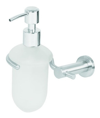 Dispensador De Jabon + Soporte Foset  Ela-75 Cromado Mf Shop 0