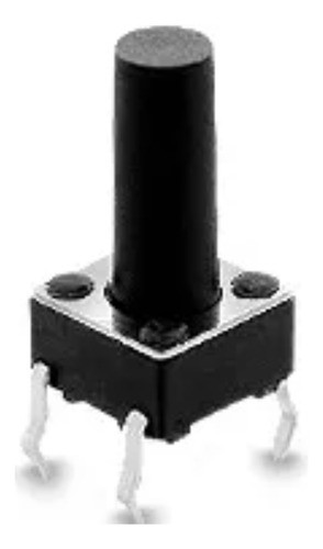 10- Tact Switch 4 Patas Ts13  5,5x5,5x14,5  Boton 10mm 0