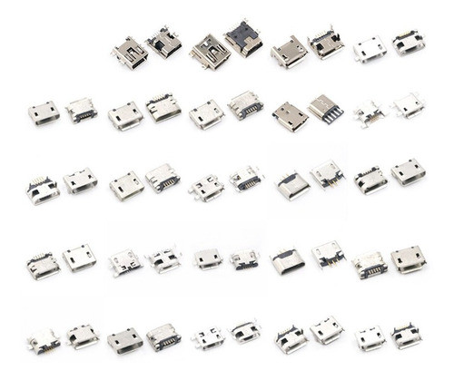 120 Pin Carga Conector Micro Usb Tablet Celular (5/u Modelo) 0
