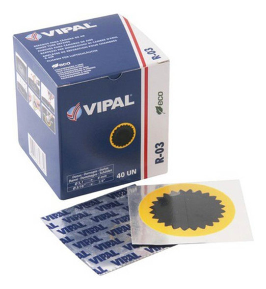 Remendo À Frio Para Câmara De Ar R-03 Vipal Cx C/ 40 Un. 0