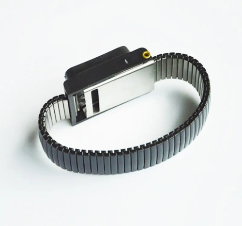 Pulsera Antiestática Ajustable Acero Inoxidable.(san José) 1