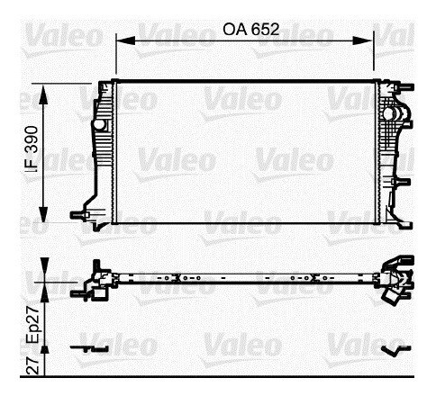 Radiador Agua Renault Fluence 2.0 M4r Original Valeo 1