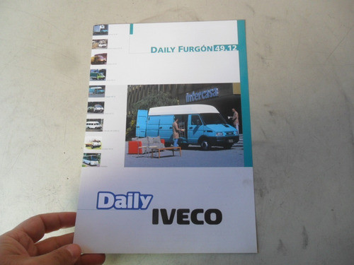 Folleto Publicitario Furgon Fiat Iveco Daily 2001 No Manual 0