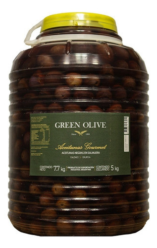 Aceitunas Negras N°1 X5kg Esc. 0