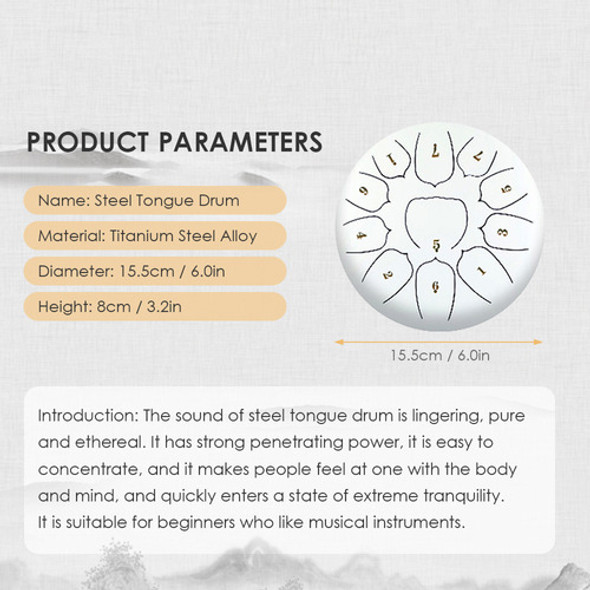 Steel Tongue Drum Meditation Yoga Picks Drum Finger For With 1