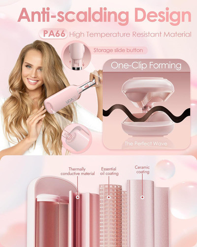 Novuspro Rolo De Ovo Com Ferro Ondulado, Varinha De Ondulaç 1