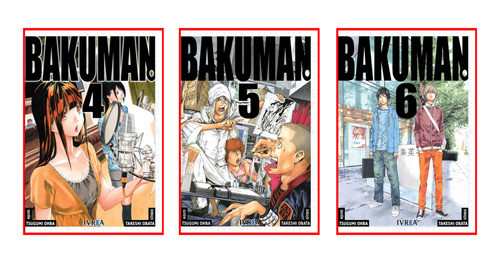 Combo Bakuman 4 A 6 - Manga - Ivrea 0
