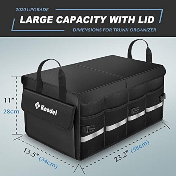 K Knodel Organizador De Maletero De Automóvil Con Tapa Plega 1 K Knodel Organizador De Maletero De Automóvil Con Tapa Plega 1