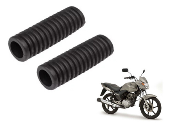 Borracha Pedal Traseiro Titan 150 Ks/es Par 2009 Promoção 0