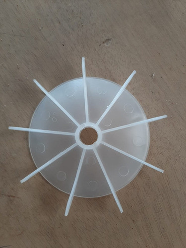 Ventoinha P/ Motor Weg Carcaça 80 Furo De 15mm Trifasico 1cv 1