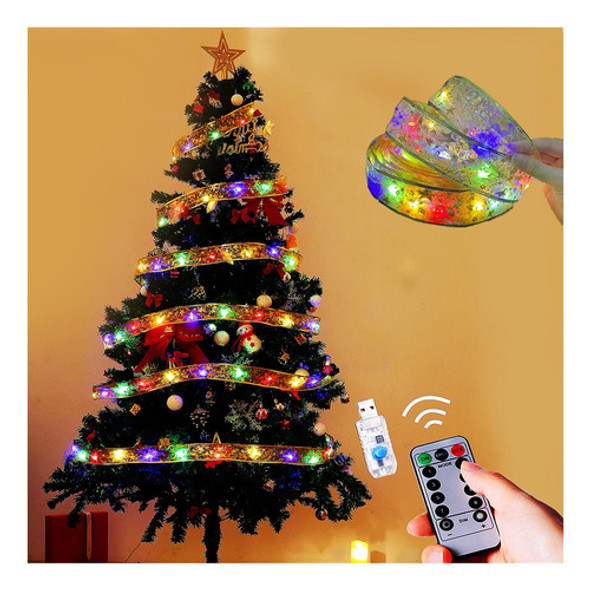Luces De Cinta De Navidad De 40 Pies, 100 Luces Led Usb Para 0