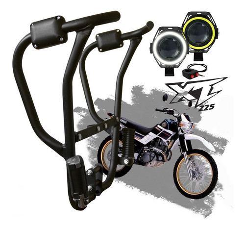 Protetor Motor Carenagem Xt 225 Com Leds Angel Eyes 225 0
