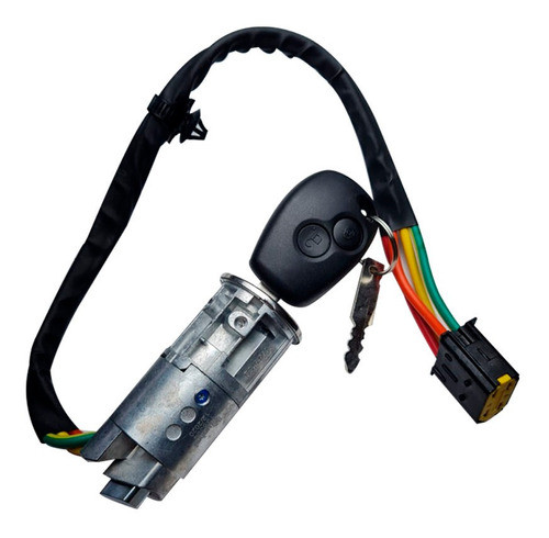 Cilindro Miolo Ignição Comutador Sandero Chave C/ Code 07/14 1
