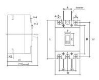 Disjuntor Em Caixa Moldada Jng Djm1-225l 160a 1